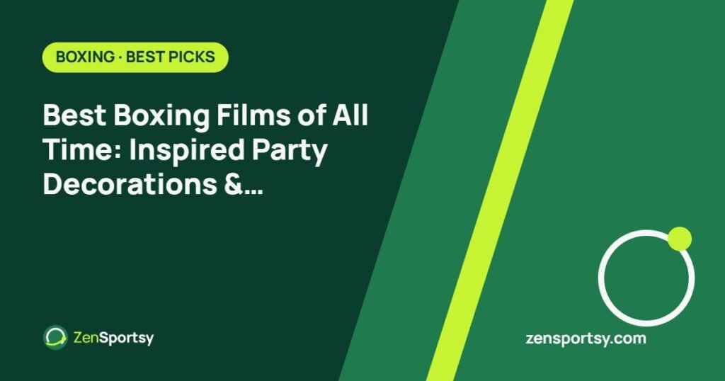 Best Boxing Films of All Time: Inspired Party Decorations & Training Gear – ZenSportsy guide cover