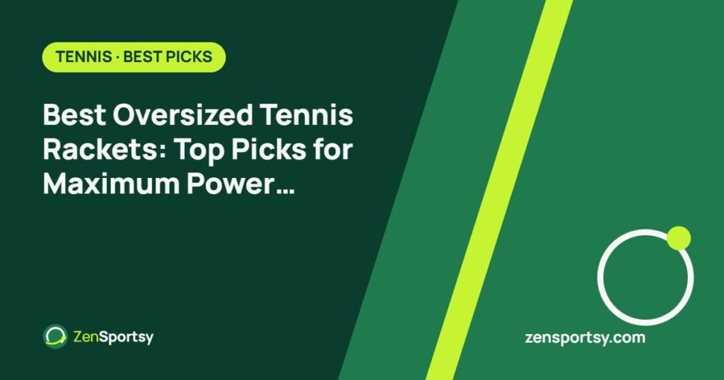 Best Oversized Tennis Rackets: Top Picks for Maximum Power and Control – ZenSportsy guide cover