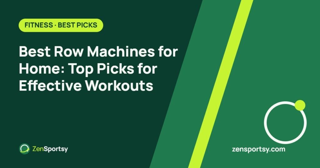 Best Row Machines for Home: Top Picks for Effective Workouts – ZenSportsy guide cover