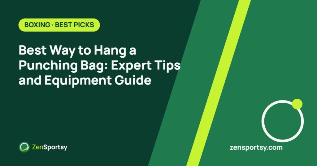 Best Way to Hang a Punching Bag: Expert Tips and Equipment Guide โ ZenSportsy guide cover