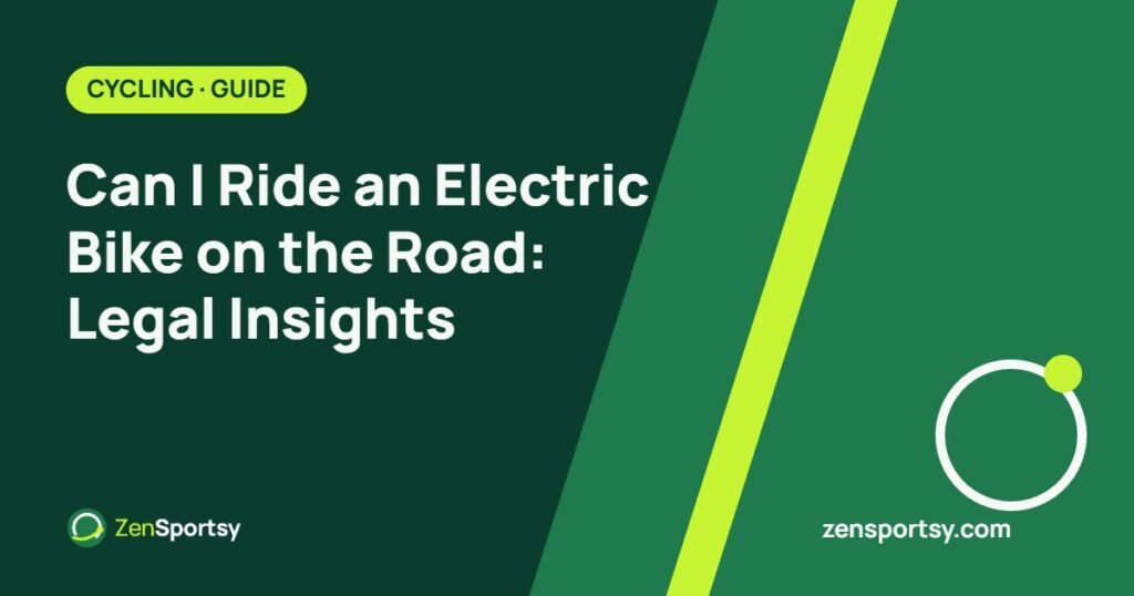 Can I Ride an Electric Bike on the Road: Legal Insights – ZenSportsy guide cover