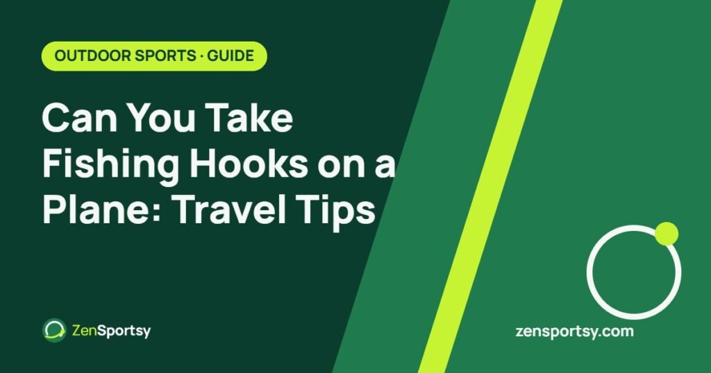 Can You Take Fishing Hooks on a Plane: Travel Tips – ZenSportsy guide cover