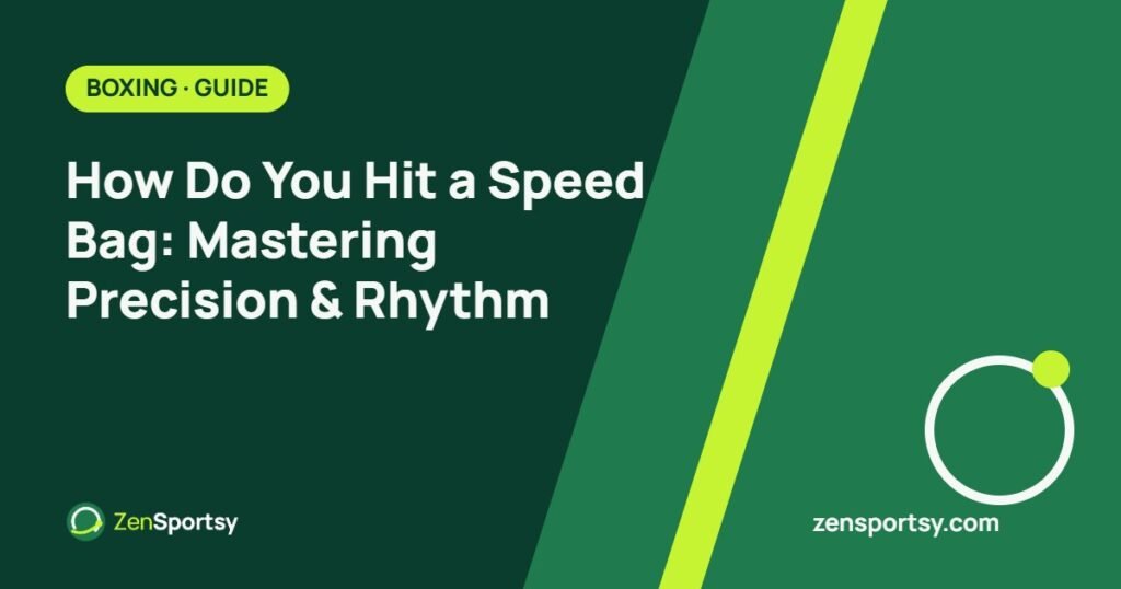 How Do You Hit a Speed Bag: Mastering Precision & Rhythm – ZenSportsy guide cover