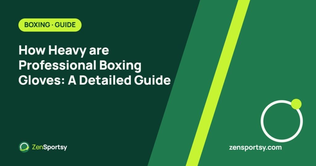 How Heavy are Professional Boxing Gloves: A Detailed Guide – ZenSportsy guide cover