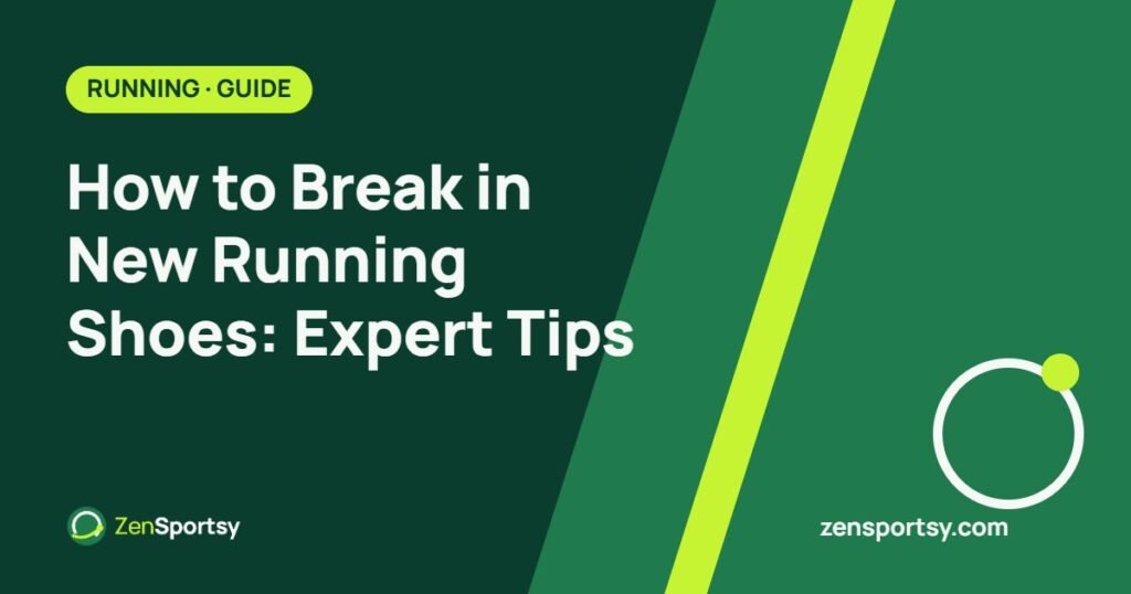 How to Break in New Running Shoes: Expert Tips – ZenSportsy guide cover
