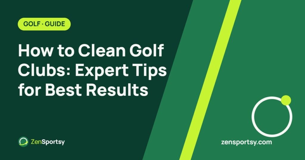 How to Clean Golf Clubs: Expert Tips for Best Results – ZenSportsy guide cover