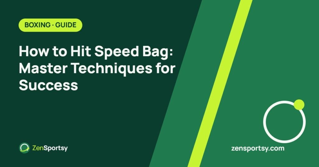 How to Hit Speed Bag: Master Techniques for Success – ZenSportsy guide cover