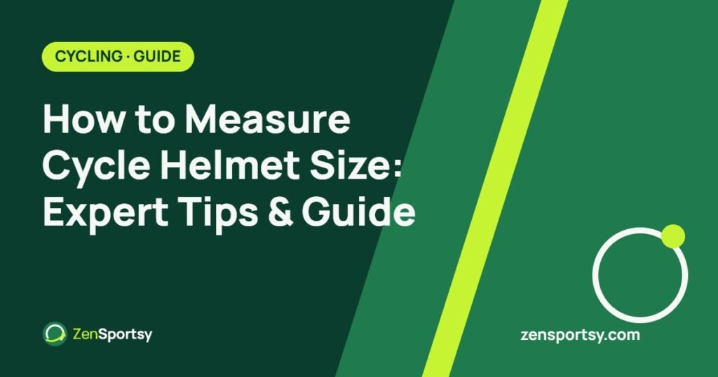 How to Measure Cycle Helmet Size: Expert Tips & Guide – ZenSportsy guide cover