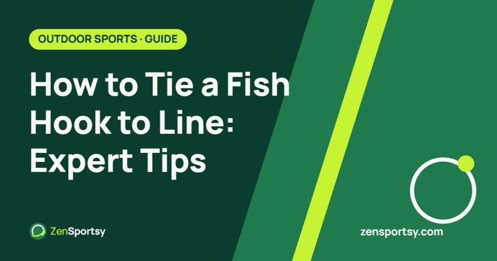 How to Tie a Fish Hook to Line: Expert Tips – ZenSportsy guide cover