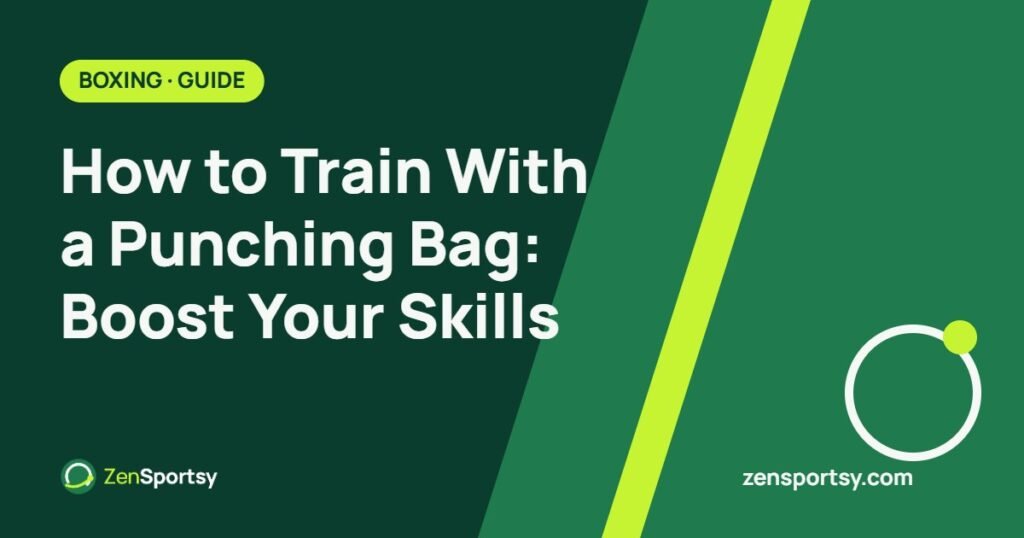 How to Train With a Punching Bag: Boost Your Skills – ZenSportsy guide cover