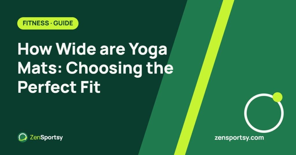 How Wide are Yoga Mats: Choosing the Perfect Fit – ZenSportsy guide cover