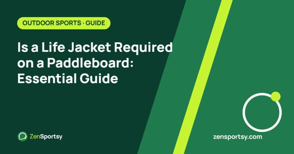 Is a Life Jacket Required on a Paddleboard: Essential Guide – ZenSportsy guide cover