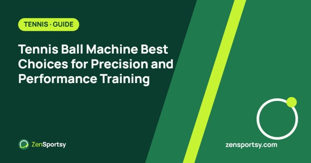 Tennis Ball Machine Best Choices for Precision and Performance Training โ ZenSportsy guide cover