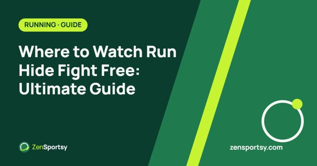 Where to Watch Run Hide Fight Free: Ultimate Guide – ZenSportsy guide cover