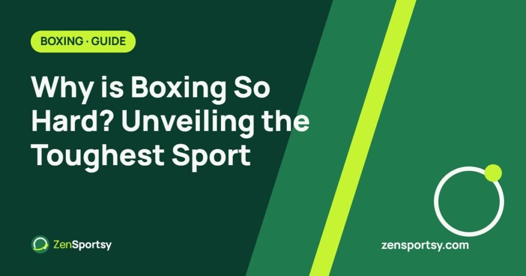 Why is Boxing So Hard? Unveiling the Toughest Sport – ZenSportsy guide cover
