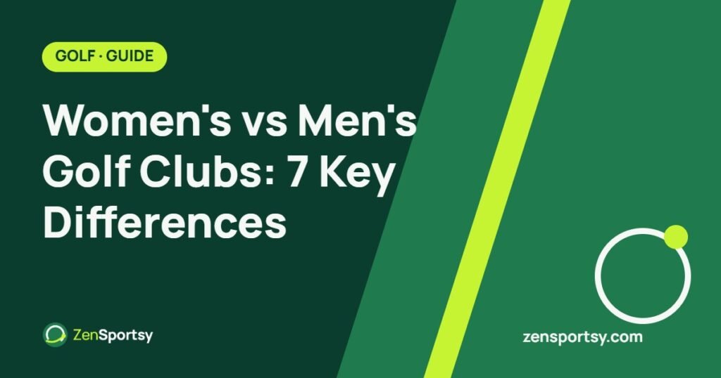 Women's vs Men's Golf Clubs: 7 Key Differences – ZenSportsy guide cover
